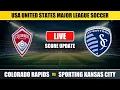 Colorado Rapids vs Sporting Kansas City Live Score United States Major League Soccer