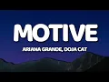 Download Lagu Ariana Grande, Doja Cat - motive (Lyrics) tell me what's your motive