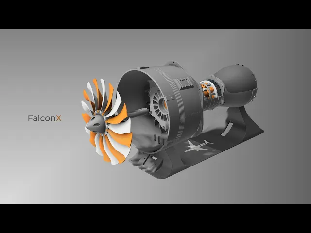 Turbofan Jet Engine Model video thumbnail