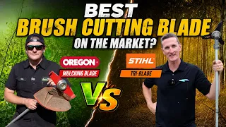 STIHL Tri-Blade vs Oregon Mulching Blade Which Brush Cutting Blade Wins