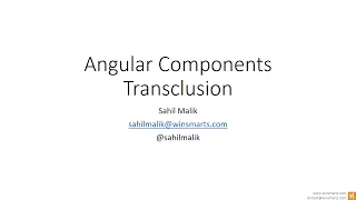 11 Learn Angular Components Transclusion