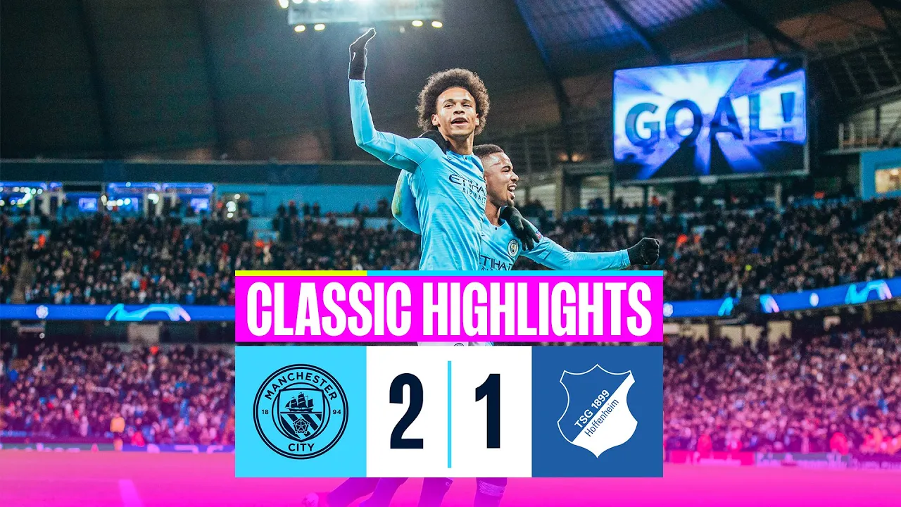 SANE WONDER FREE-KICK! | Man City 2-1 Hoffenheim ...