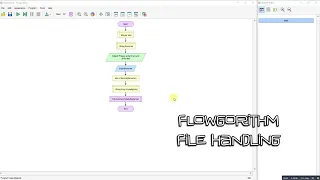 Flowgorithm - File Handling