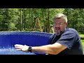 Install above ground swimming pool Do it yourself Ester Williams pool save Part 3