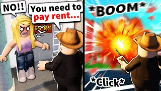 Download I asked Roblox noobs to pay rent... then blew up their homes with admin MP3