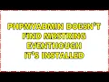 phpMyAdmin doesn t find mbstring eventhough it s installed