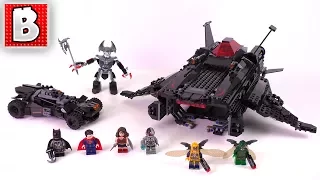 LEGO Justice League Flying Fox: Batmobile Airlift Attack  Set 76087 | Unbox Build Time Lapse Review