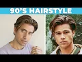 90s VINTAGE HAIRSTYLE Curtains Middle Part Men s Haircut Alex Costa