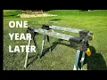 Dewalt Saw Horses one year later - How the Dewalt saw horses held up after one year of heavy use