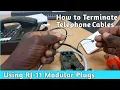 Download Lagu How to terminate telephone cables using RJ-11 plugs MP3