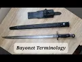 Bayonet terminology naming bayonet components