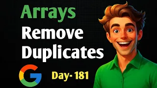 Remove Duplicate From sorted array Array - L1 Strivers A-Z DSA 3 1 4