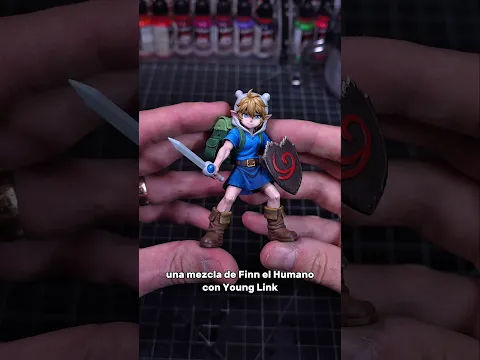 Young Link + Finn? 🤔 @ElegooOfficial #pintarminiaturas #hobby #impresion3d #elegoo #zelda