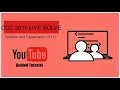 CCC 2011 J1-5 live solve perfect score