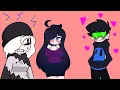 Meme Friday Night Funkin FNF Animation Green Glasses meme Mayhem CJ x Vade x Ruby