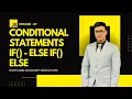 EP 07 JavaScript Conditional Statements if else if else Explained in Hindi