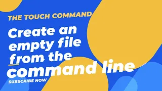 Unlocking the Power of touch Command Create Empty Files Easily from the Linux terminal
