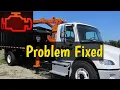freightliner red stop engine light how to reset red check engine light