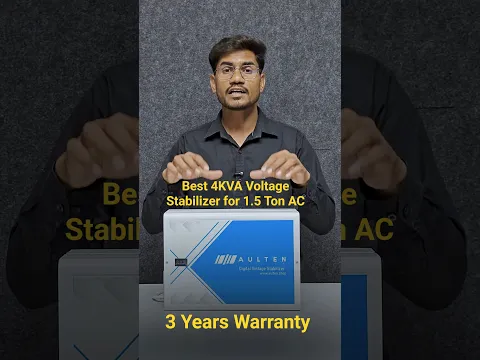 Best Voltage stabilizer For 1.5 Ton AC #aultenstabilizer #aultenac