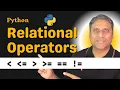 Python Relational Operators Explained Python Tutorial for Beginners