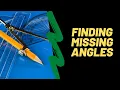 Finding Measures of Missing Angles - how to find missing angles in a triangle with one angle