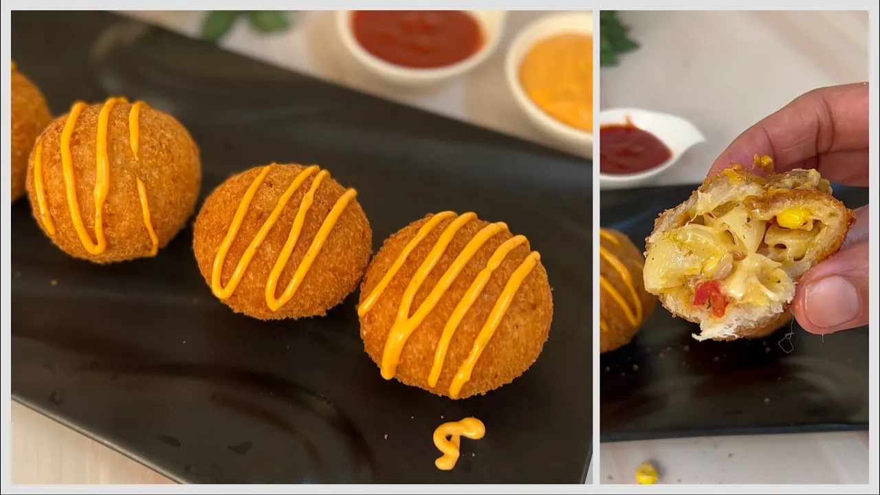 Crispy Tandoori Macaroni Cutlets             Evening Teatime Snacks