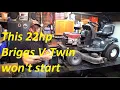 Diagnosing a Briggs V Twin that won t start