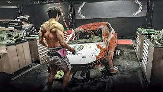 شاب بيحول سيارة خردة الي احدث سيارة سباق وبيفوز بيها بالمركز الاول في بطولة العالم 