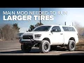 Want 35s or 37s for Your Tundra You ll Need to Do This for Clearance