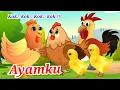 Ayamku Kok Kok Kok !! Lagu Anak Indonesia ❤️ Animasi Ayam bebek lucu