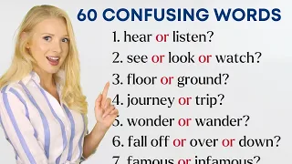 60 Confusing English Words
