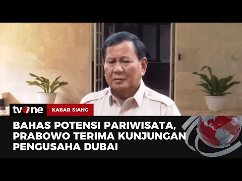 Prabowo Terima Kunjungan Pengusaha Dubai, Bahas Soal Potensi Pariwisata