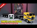 Reviewing the Tamiya 56304 assembled 6x4 Globe Liner with custom flatbed Trailer RTR