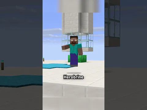 Herobrine mob farm prank