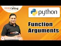 Function Arguments Positional Keyword Default Arguments Python for Beginners Lec78