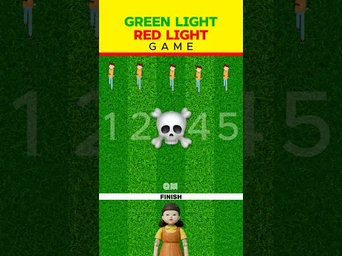 Play Green Light Red Light Game 😱☠️🎮 #shorts #gaming #fungame