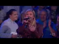 Kelly Clarkson sings \