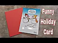 Nobleworks Funny Snowman Holiday Cards