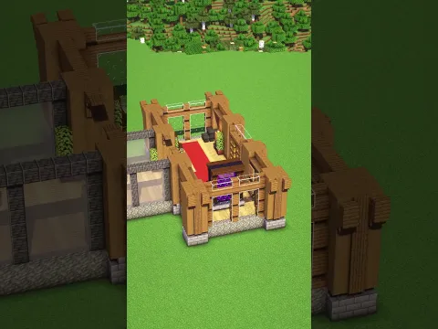 Minecraft Starter Mansion 🏠Material List + Download on link in bio 📝​by @durtaf_  #minecraft