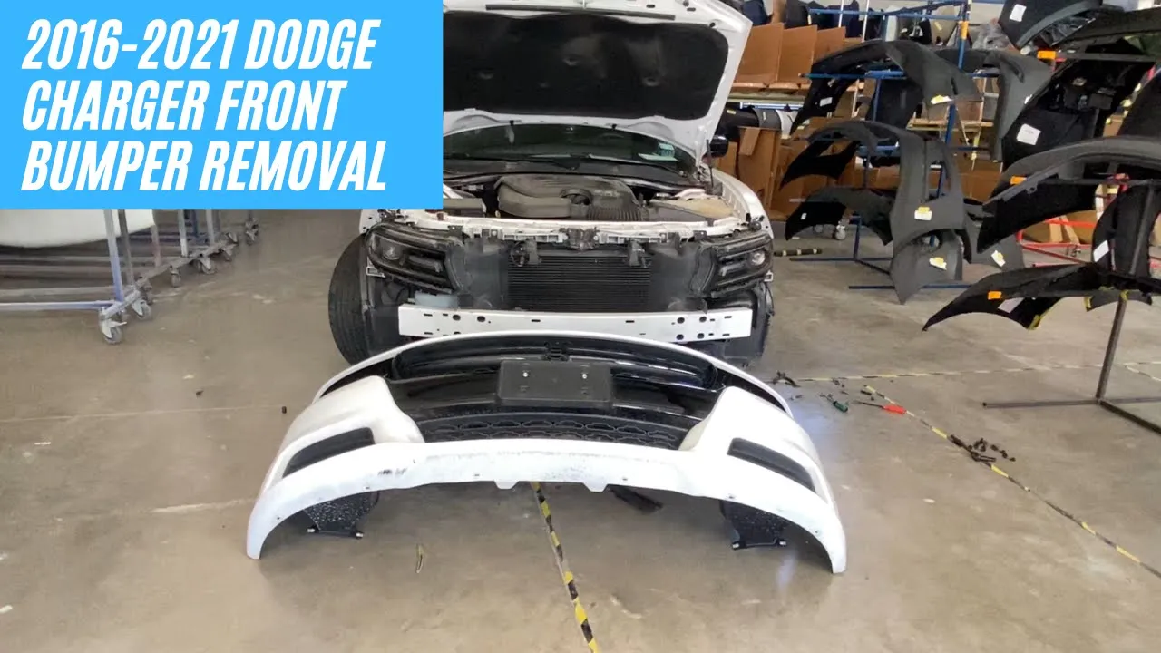 2015-2023 Dodge Charger : Front Bumper Painted (WITHOUT: Hood Scoop Models)