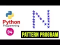 Python Pattern Programs - Printing Stars in N Shape