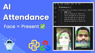 AI Face Recognition Attendance System using Python Computer Vision