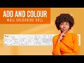 Add and colour Reusable Wall Colouring Roll - Inkmeo