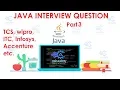 S003 Java interview question TCS Infosys ITC Wipro Accenture etc Priya Ranjan
