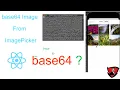 How to get base64 with image picker in react native