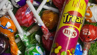 Colorful Lollipop Unboxing Challenge 🍭 Giant Treat Candy & Sweet Surprises | ASMR