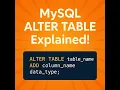 MySQL ALTER Command Explained Modify Table Structure Easily in Marathi JavaKatta