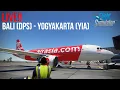 LIVE Flight Bali DPS to Yogyakarta YIA AirAsia - Microsoft Flight Simulator 2020 Indonesia