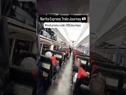 Narita Express Train Journey in Japan 🇯🇵 Narita airport to Tokyo in Budget 🔥 #shorts