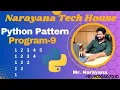 Python Pattern Programs Narayana Tech House Mr Narayana 9010607010